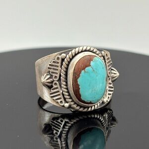 NWT Handmade Native Ring size 9 Sterling silver